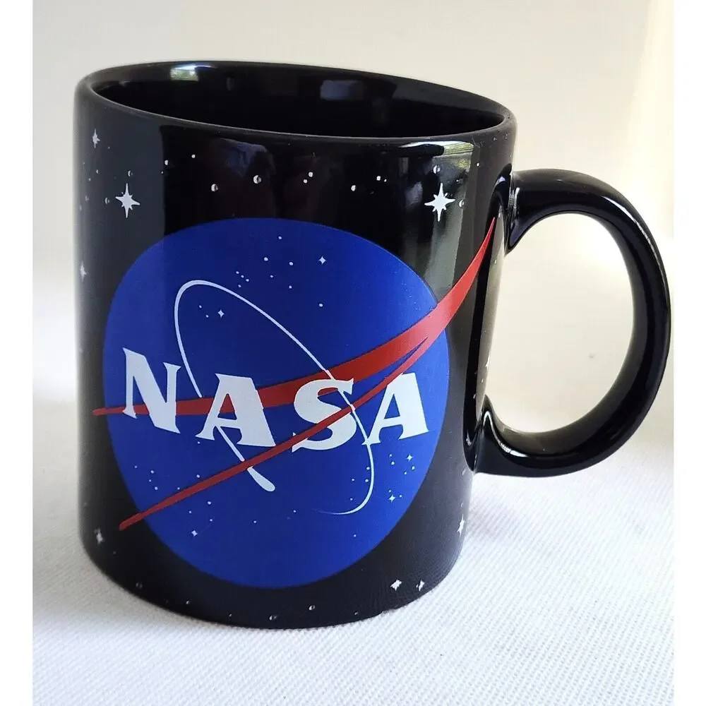 Mug/Cup-NASA-Black-NASA Logo-Large-Holds 2 Cups - Picture 6 of 10
